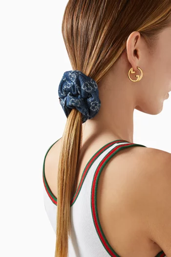 Scrunchie in GG Denim