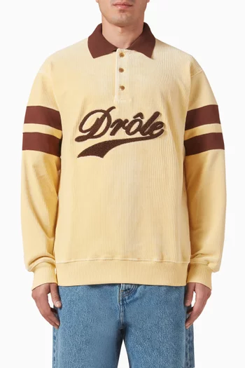 Le Polo Drôle Velours in Corduroy