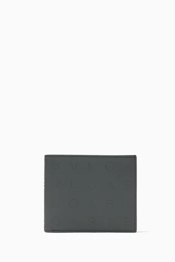 Logo Infinitum Bifold Wallet in Leather