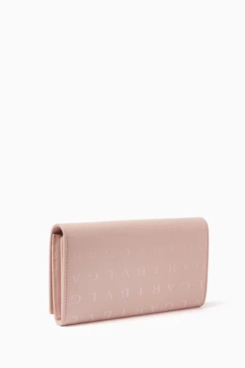 Large Logo Infinitum Wallet in Leather