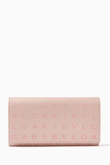 Large Logo Infinitum Wallet in Leather