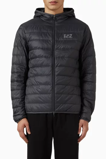 Core Identity Packable Puffer Jacket in Nylon
