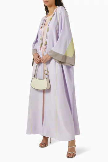 طقم عباية وفستان قطن، قطعتان