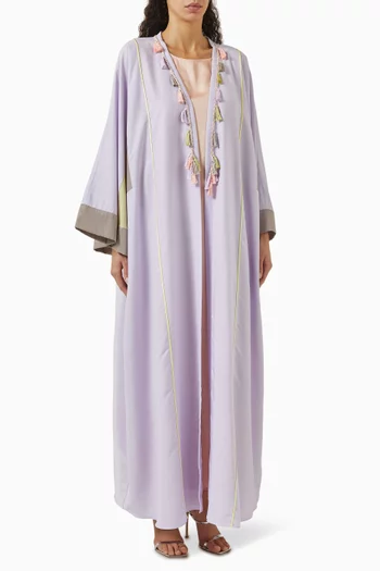 طقم عباية وفستان قطن، قطعتان