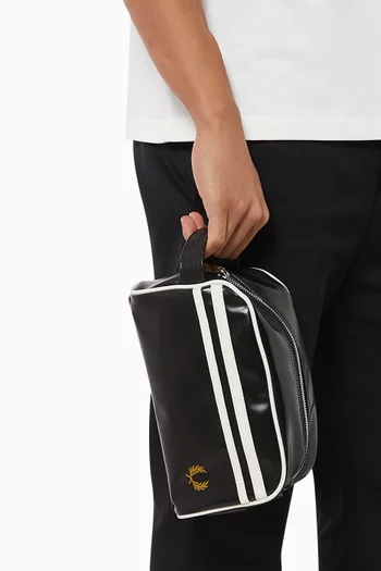 Laurel Wreath Toiletry Bag in Recycled Polyester 