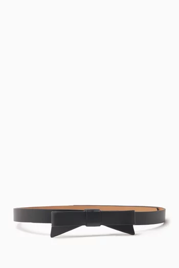 Bow Belt in Leather