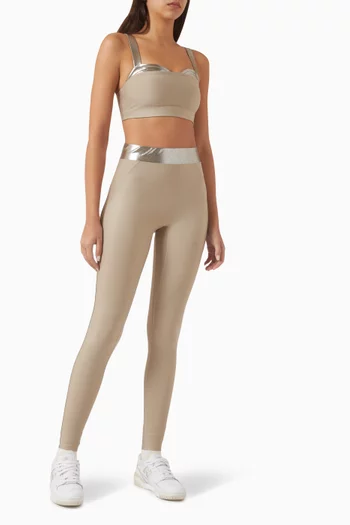 x Mona Kattan Lina Sports Bra