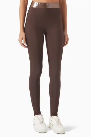 x Mona Kattan Lina High-waisted Leggings