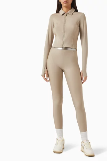 x Mona Kattan Lina Bodycon Jacket