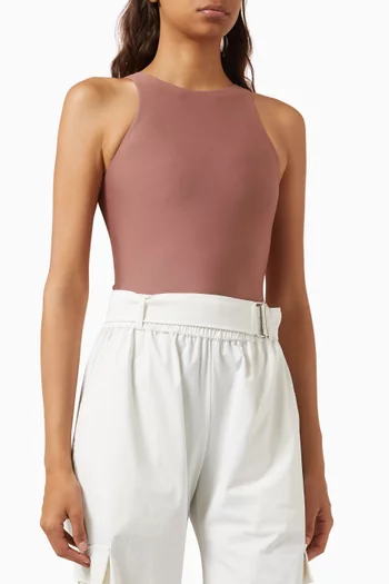 High-neck Bodysuit