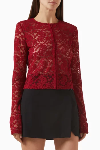 Fervour Cardigan in Lace