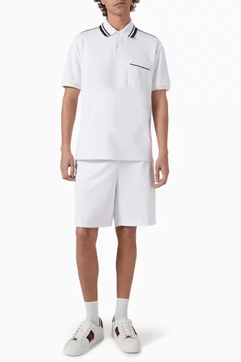 GG Polo Shirt in Jersey-jacquard