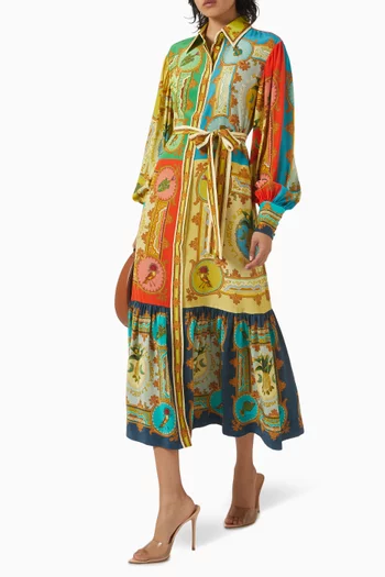 La Musica Shirtdress in Silk