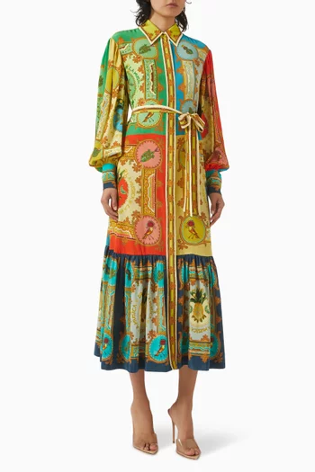 La Musica Shirtdress in Silk