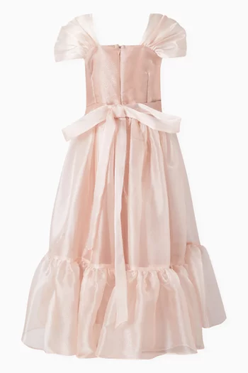 Floral Applique Maxi Dress