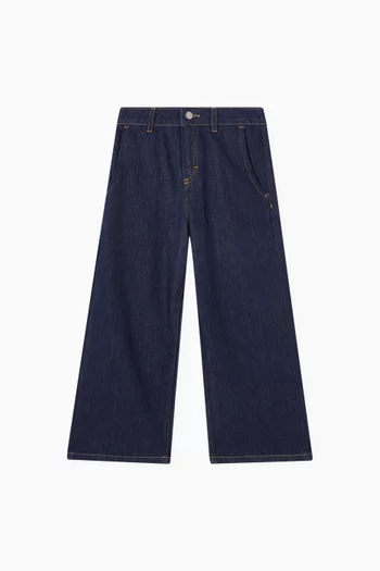 Wide-leg Jeans in Denim
