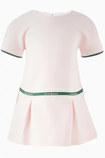 Text Logo Tape Dress