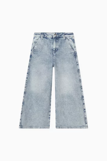 Wide-leg Jeans in Denim