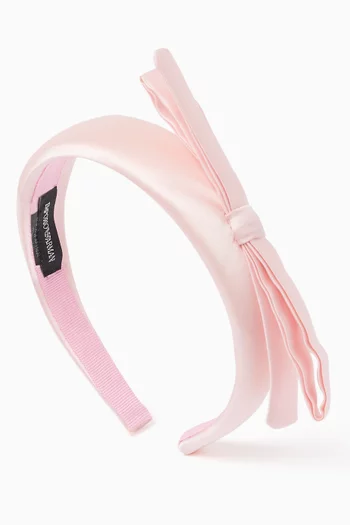 Bow Headband in Satin
