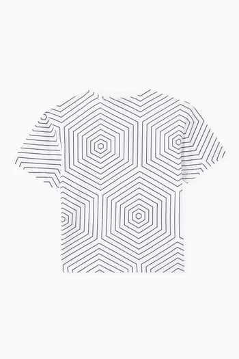 EA7 Train Visibility Graphic T-shirt in Cotton