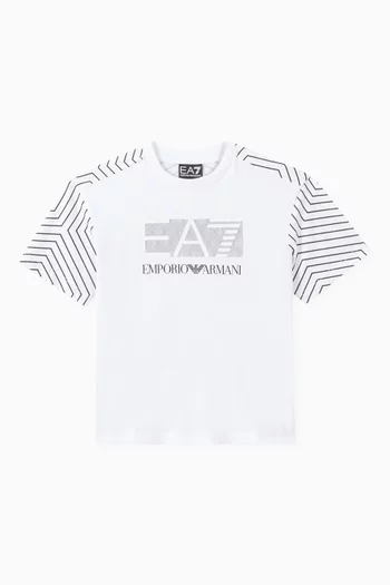 EA7 Train Visibility Graphic T-shirt in Cotton