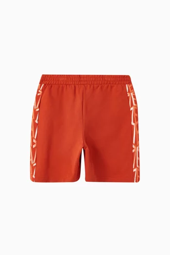 EA7 Graphic Logo-print Shorts