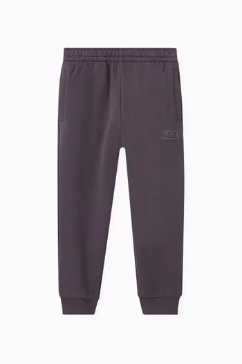 EA7 Train Series Oversize Logo Sweatpants in Cotton