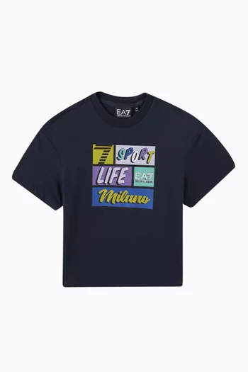 Logo T-shirt in Cotton-jersey