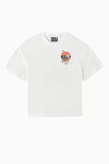 Logo T-shirt in Cotton-jersey