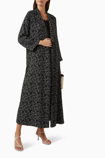 Printed Abaya in Chiffon