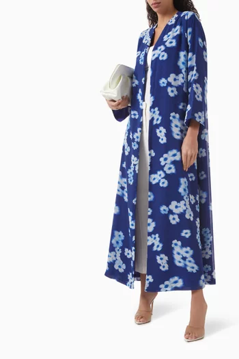 Printed Abaya in Chiffon