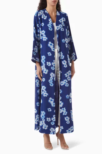 Printed Abaya in Chiffon