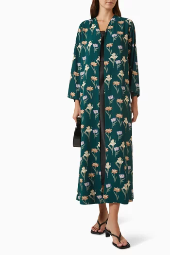 Printed Abaya in Chiffon