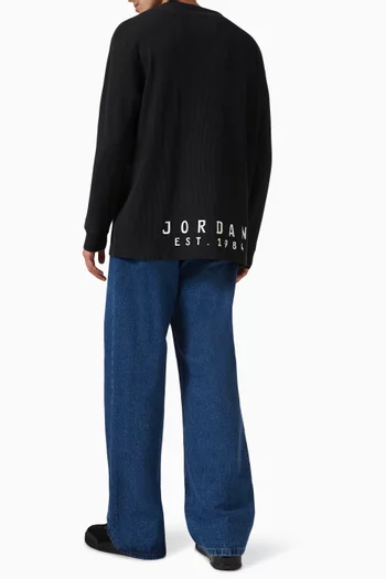 Essentials Lifestyle T-shirt in Waffle-knit