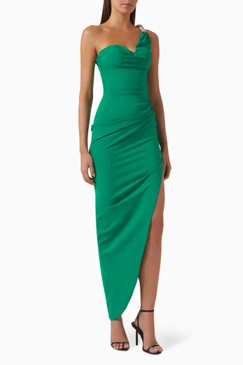 One-shoulder Maxi Dress
