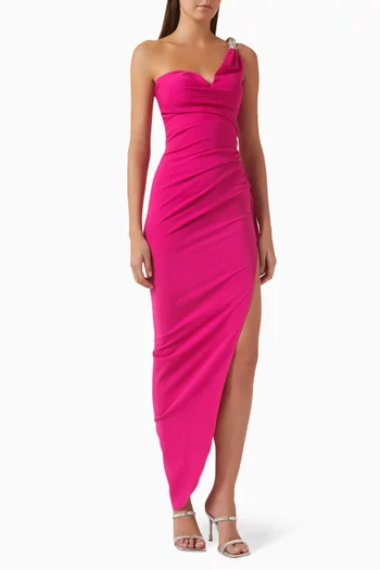 One-shoulder Maxi Dress