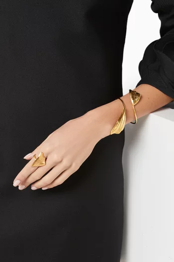 Thalassa 2.0 Bracelet in 24kt Gold-plated Brass