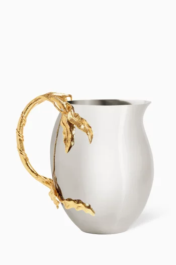 Fern Pitcher in Stainless Steel