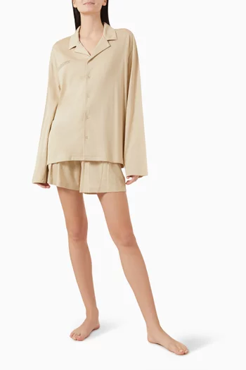 365 Pyjama Top & Shorts Set in Organic Cotton