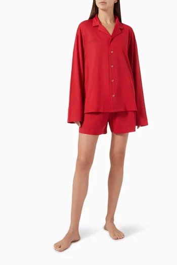 365 Pyjama Top & Shorts Set in Organic Cotton
