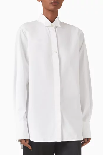 Tuxedo Shirt in Organic-cotton