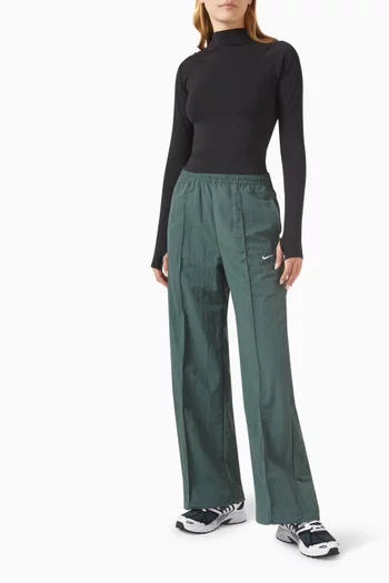 Mid-rise Wide-leg Pants