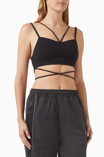 Zenvy Strappy Wrap Sports Bra
