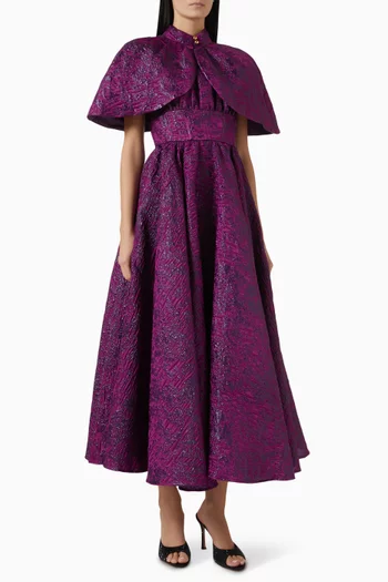 Cape Maxi Dress