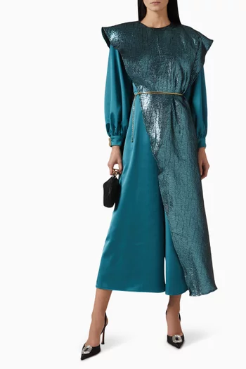 Layered Belted Jumpsuit
