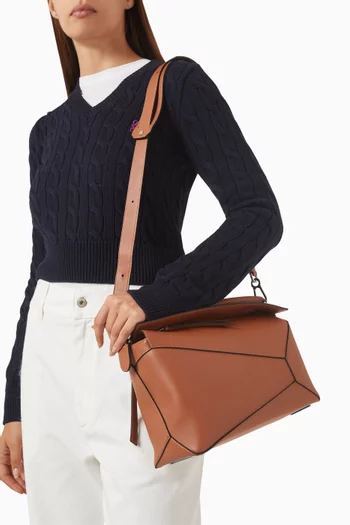 Puzzle Edge Bag in Classic Calfskin