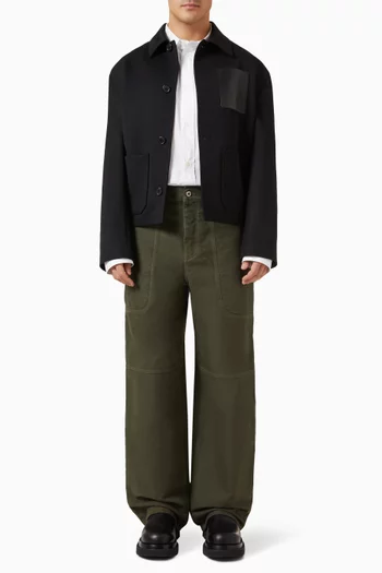 جاكيت وورك وير مزيج صوف