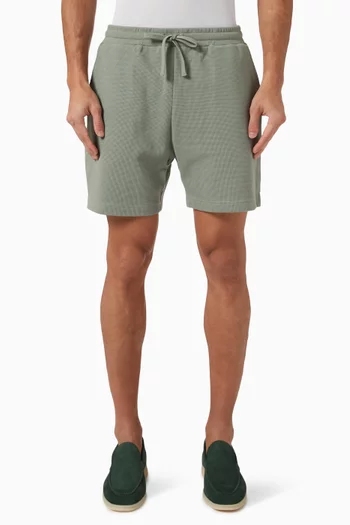 6" Shorts in Waffle-weave Cotton