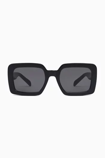 Triomphe Square Sunglasses in Acetate