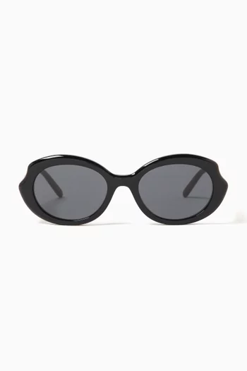 Round Sunglasses in Acetate